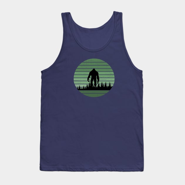 Sasquatch Believer Tank Top by GreenGuyTeesStore